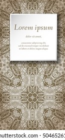 Vector design templates. Seamless abstract pattern, hand drawn texture for Wedding, Bridal, Valentine's day, Birthday Invitations, Cards, Flyers. Cute vintage geometric background. Fabric, paper print