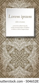 Vector design templates. Seamless abstract pattern, hand drawn texture for Wedding, Bridal, Valentine's day, Birthday Invitations, Cards, Flyers. Cute vintage geometric background. Fabric, paper print