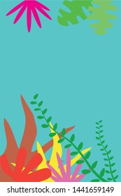 Vector design templates of summer vacation, can be used for background, gretting card or poster