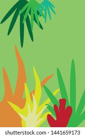 Vector design templates of summer vacation, can be used for background, gretting card or poster