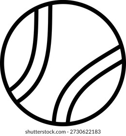 Vector Design Tennis Ball Icon Style