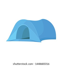Vector design of tent and camp logo. Collection of tent and dome stock vector illustration.