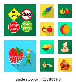 Vector design of test and synthetic symbol. Collection of test and laboratory stock vector illustration.