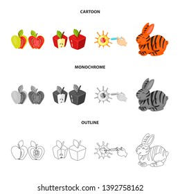 Vector design of test and synthetic symbol. Collection of test and laboratory vector icon for stock.