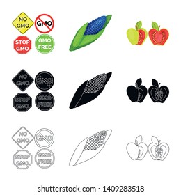 Vector design of test and synthetic symbol. Collection of test and laboratory stock symbol for web.