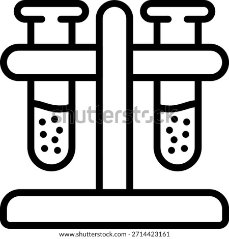 Vector Design Test Tube Holder Icon Style
