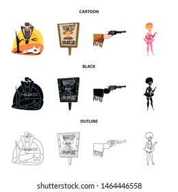 Vector design of texas and history icon. Collection of texas and culture stock vector illustration.