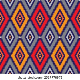 Vector design Textile Abstract fabric pattern geometric,
Geometric ethnic oriental seamless pattern traditional Design for background, illustration, embroidery style. 