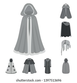 Vector design  textile and cloth icon. Collection  textile and clothing vector icon for stock.