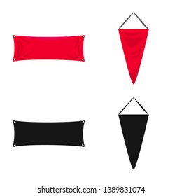 Vector design of texture and presentation icon. Collection of texture and media  stock symbol for web.