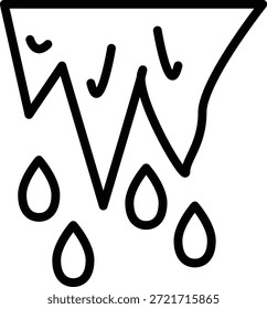 Symbolstil für Vektor-Design-Thaw