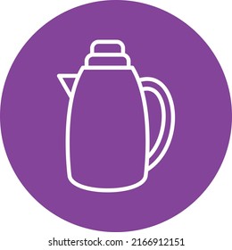 Vector Design Thermos Icon Style