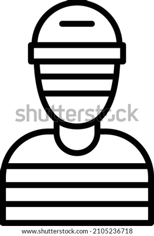 Vector Design Thief Icon Style