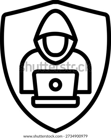 Vector Design Threat Block Icon Style