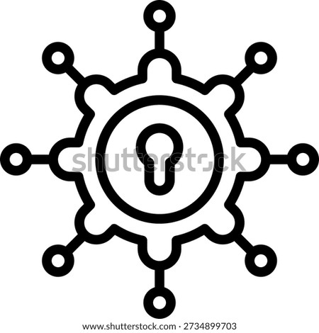 Vector Design Threat Intelligence Icon Style