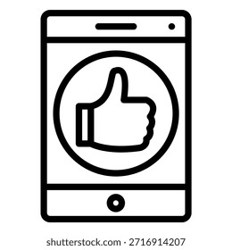 Vector Design thumbs up Icon Style