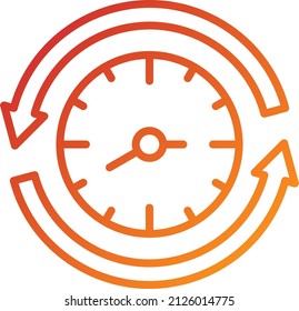 Vector Design Time Management Icon Style