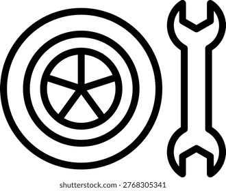 Vector Design Tire Valve Stem Puller Icon Style