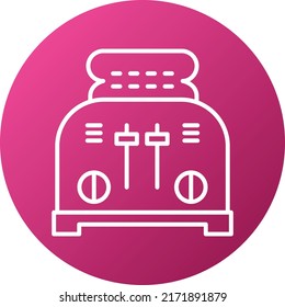 Vector Design Toaster Icon Style