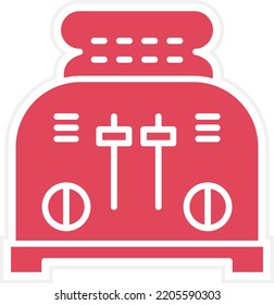 Vector Design Toaster Icon Style
