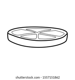 Vector design of tomato and slice logo. Web element of tomato and cut vector icon for Stock.