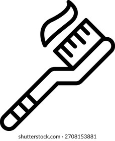 Vector Design Toothbrush Icon Style