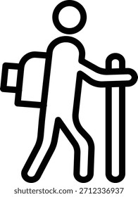 Vector Design Tourist Icon Style
