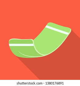 Vector design of towel and fresh symbol. Set of towel and material vector icon for stock.