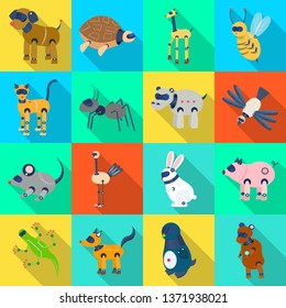 Vector design of toy and science icon. Set of toy and toy stock symbol for web.