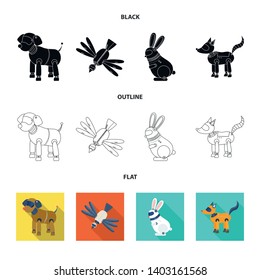 Vector design of toy and science sign. Collection of toy and toy vector icon for stock.