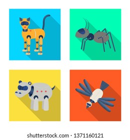 Vector design of toy and science symbol. Collection of toy and toy stock vector illustration.