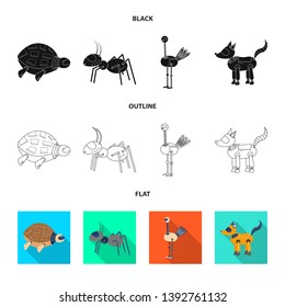 Vector design of toy and science symbol. Collection of toy and toy stock vector illustration.