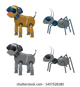Vector design of toy and science symbol. Set of toy and toy stock vector illustration.