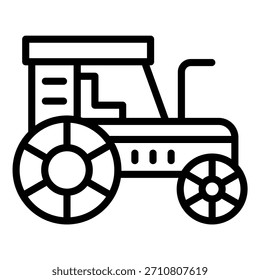 Estilo de ícone do trator de design de vetor
