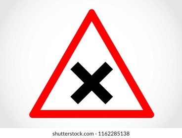 vector design of traffic sign symbol concept 