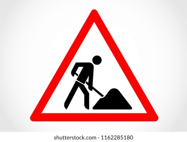vector design of traffic sign symbol concept 