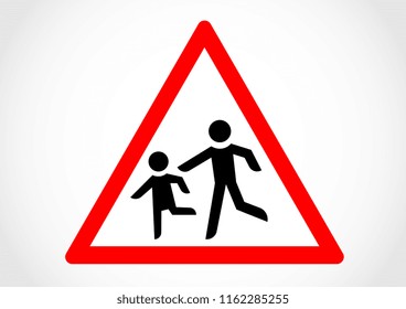 vector design of traffic sign symbol concept 