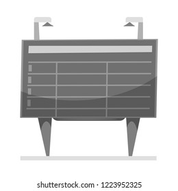 Vector design of train and station icon. Set of train and ticket vector icon for stock.