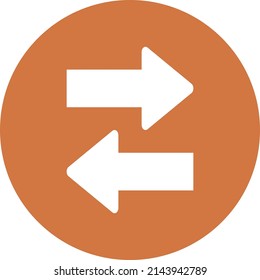 Estilo de icono de transferencia de diseño de vectores