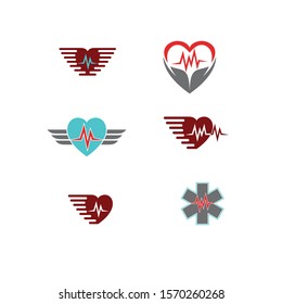 vector design of transportation and health technology