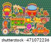 indian truck background