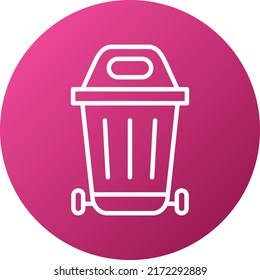 Estilo de icono de la barra de diseño del vector