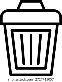 Vector Design Trash Icon Style