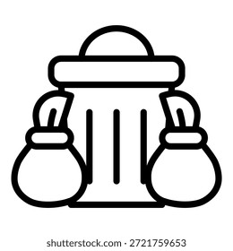 Vector Design Trash Treasures Icon Style
