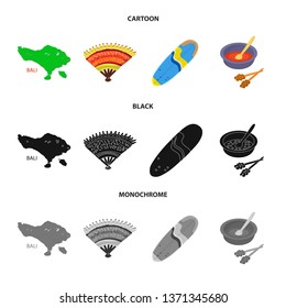 Vector design of  and travel icon. Collection of  and traditional stock vector illustration.