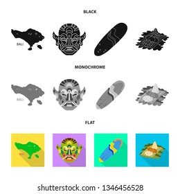 Vector design of  and travel logo. Collection of  and traditional stock vector illustration.