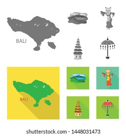 Vector design of and travel symbol. Collection of and traditional stock vector illustration.