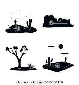 Vector design of travelling and environment sign. Set of travelling and america stock symbol for web.