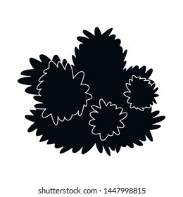 Vector design of tree and bush logo. Collection of tree and green stock vector illustration.