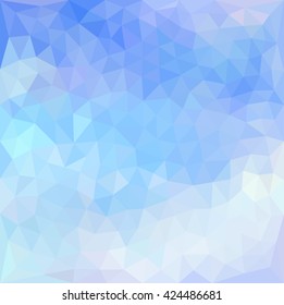 Vector design. Triangular low poly style. Color background. Abstract background. Polygonal background. Template for poster.